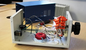 A picture of the hardware filter created by dBs student Curtis Roberts
