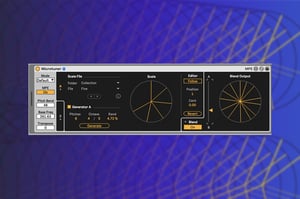 A screenshot of the user interface of Ableton's Microtuner plugin