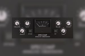 The user interface for Analog Obsession's Specomp