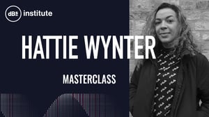 A black and white portrait photo of Hattie Wynter