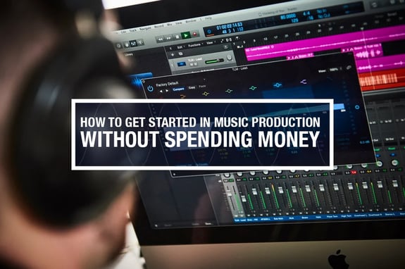 How to get started in music production without spending money Featured Image