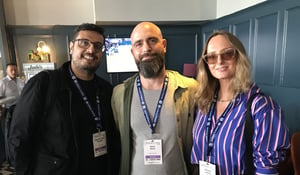 Jugraaj Shangha, Hans Hess and Amelia Jones at Develop:Brighton