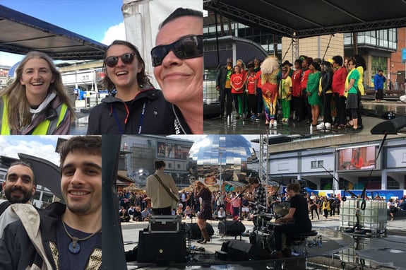 A collage of images taken from Bristol Harbour Festival 2023